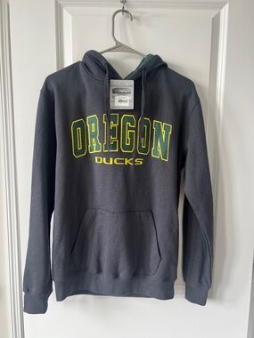 Oregon Ducks Gray Pullover Hoodie